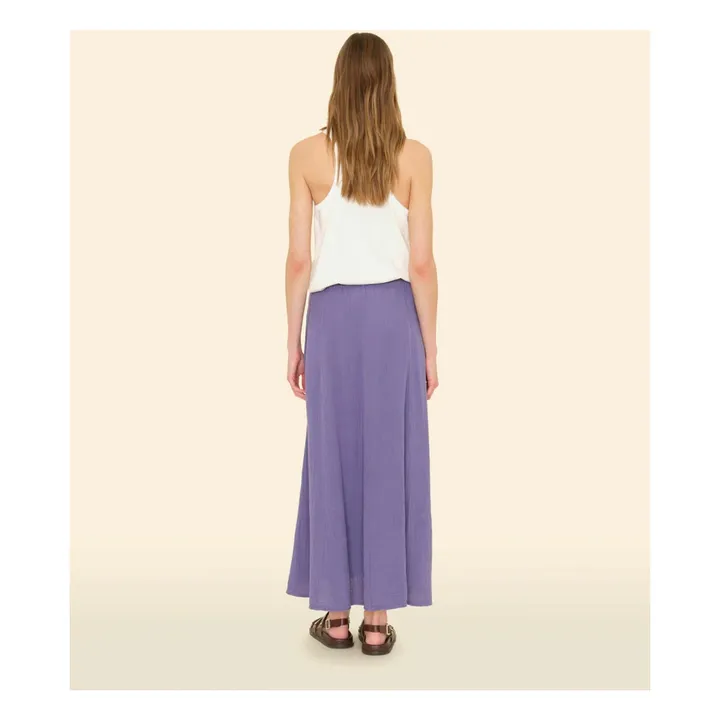 Jupe Deon Gaze de Coton | Bleu délavé- Image produit n°5