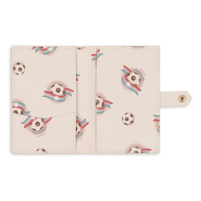 Funda para pasaporte y etiqueta para equipaje Kick It | Beige