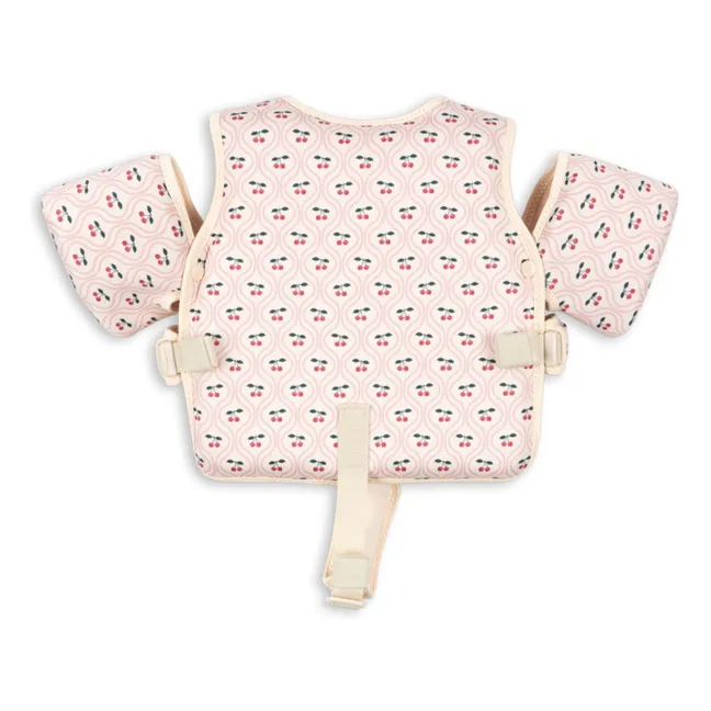 Gilet de natation et brassards Cherry | Rouge cerise