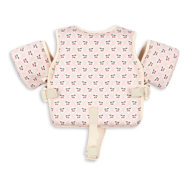 Gilet de natation et brassards Cherry | Rouge cerise- Image produit n°3