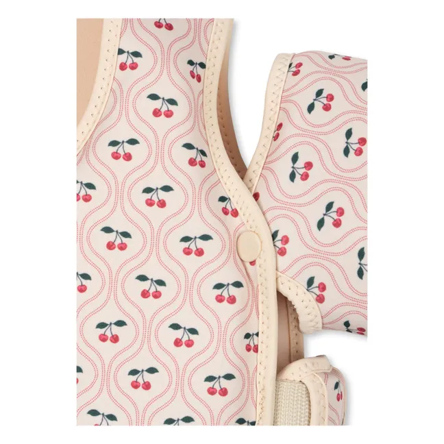 Gilet de natation et brassards Cherry | Rouge cerise
