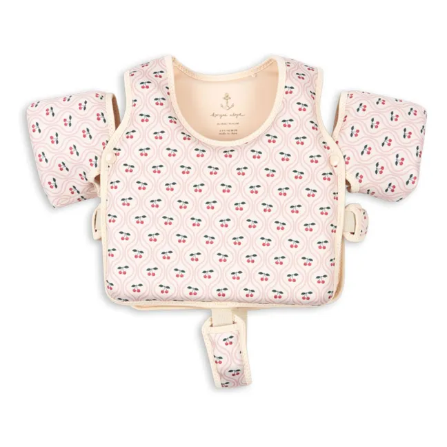 Gilet de natation et brassards Cherry | Rouge cerise