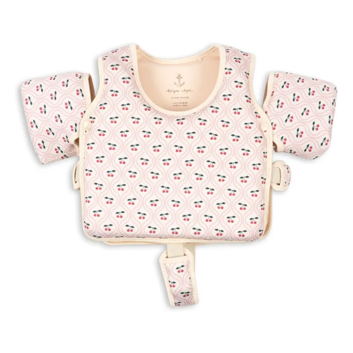 Gilet de natation et brassards Cherry | Rouge cerise- Image produit n°0