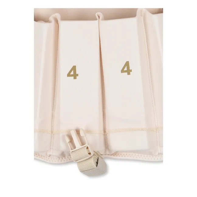 Gilet da bagno con volant color ciliegia | Rosso ciliegia