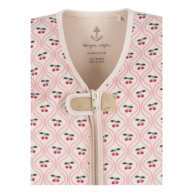 Gilet de natation à volant Cherry | Rouge cerise