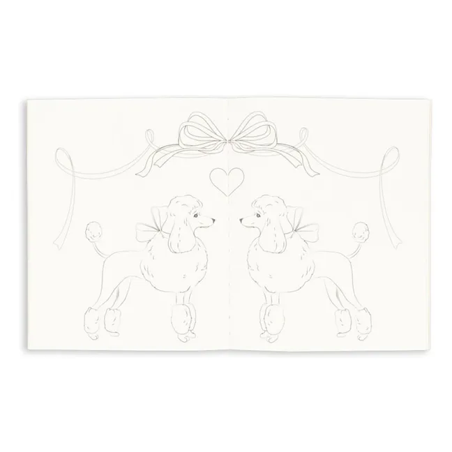 Carnet de coloriage et ses 6 crayons de couleurs | Sauge