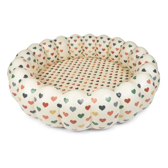 Piscina hinchable Corazones | Crudo