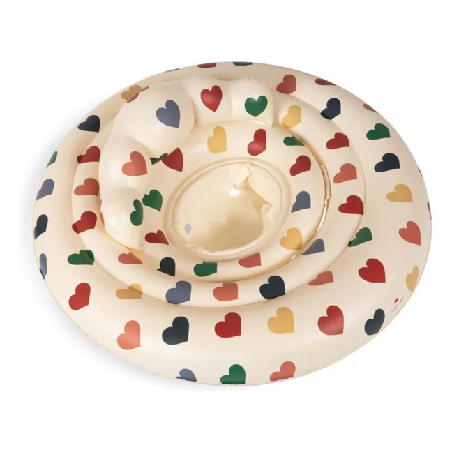 Inflatable baby buoy Hearts | Ecru
