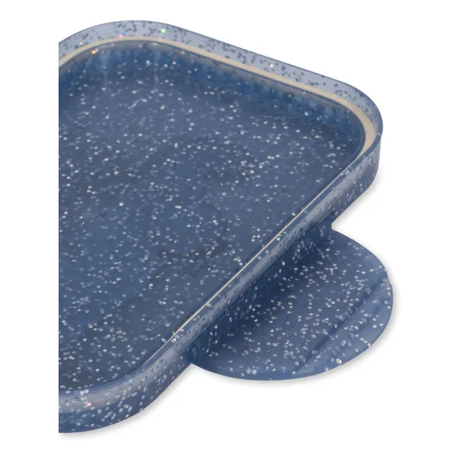 Lunchbox Glitter Race | Dunkelblau