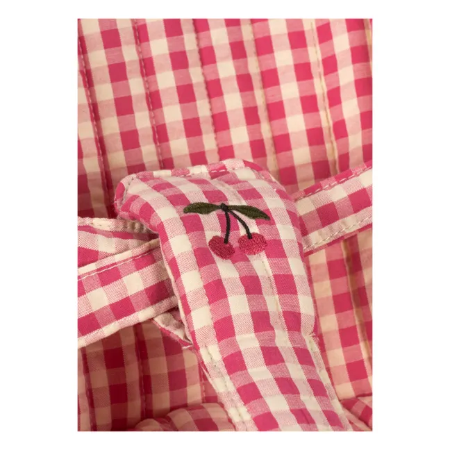 Puppenwagen Bubblegum Check | Rosa