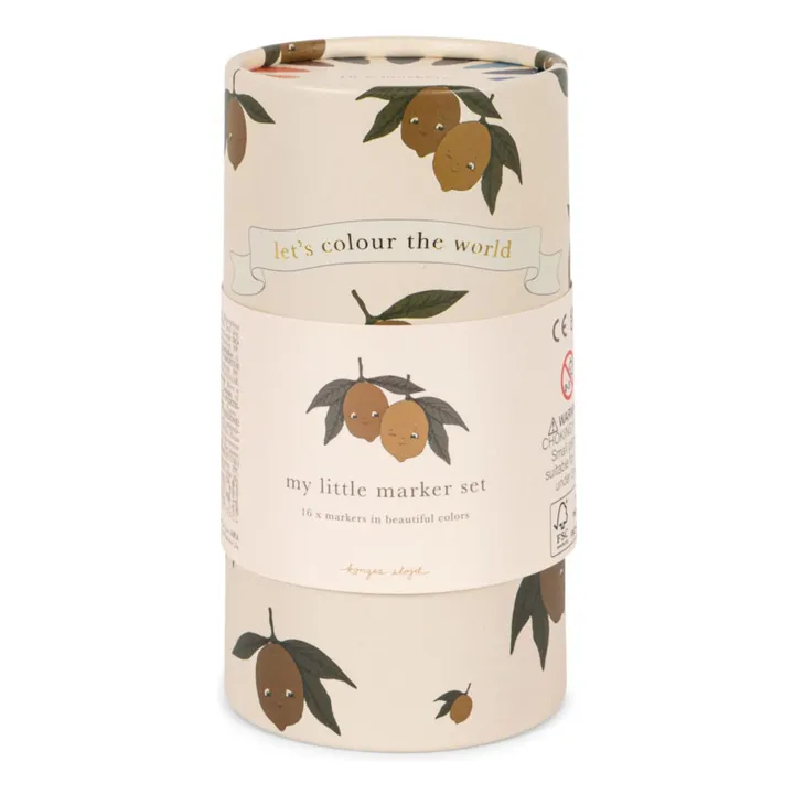 Boîte de feutres Lemon | Jaune citron- Image produit n°3