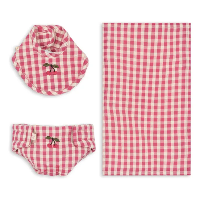 Accessoires pour poupée Bubblegum Check | Rose