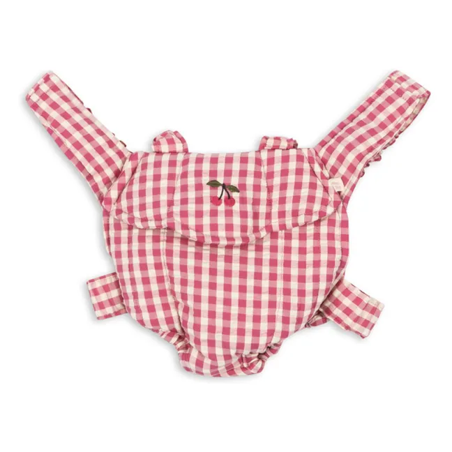Porte-poupée Bubblegum Check | Rose