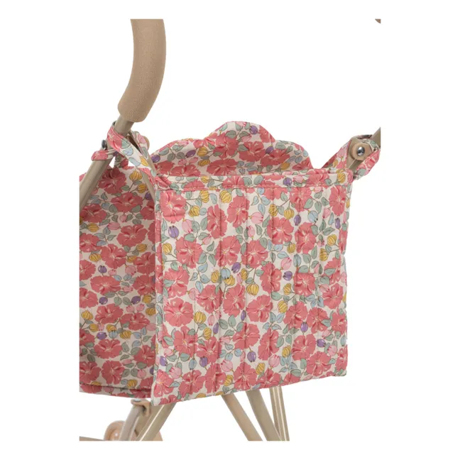 Puppenwagen Englische Rose | Rosa