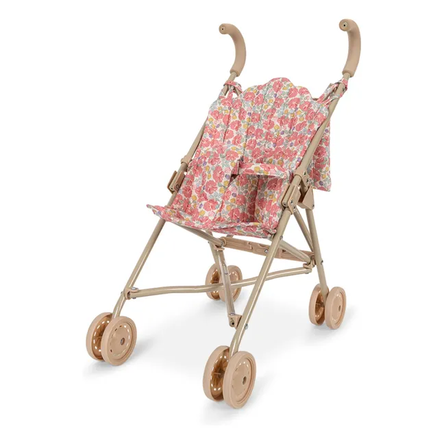 Puppenwagen Englische Rose | Rosa