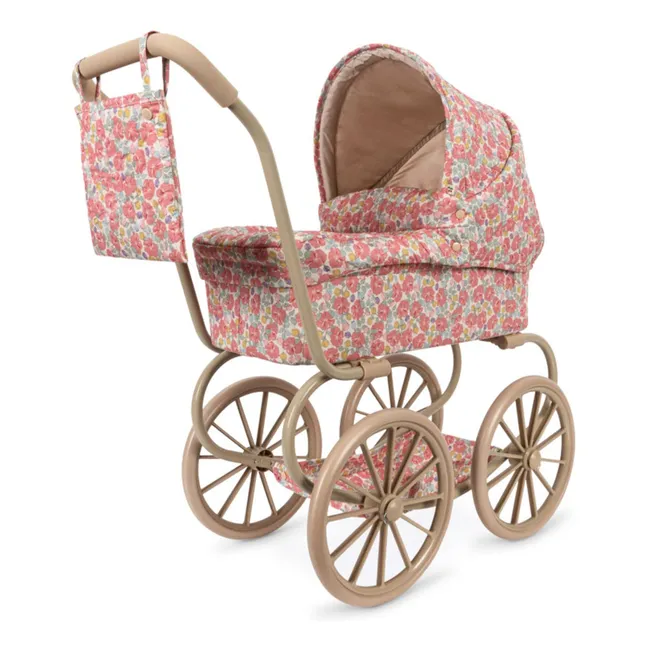 Puppenwagen für Puppe Rose Anglaise | Rosa