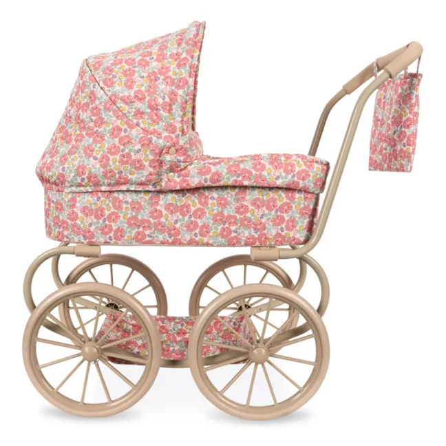 Puppenwagen für Puppe Rose Anglaise | Rosa
