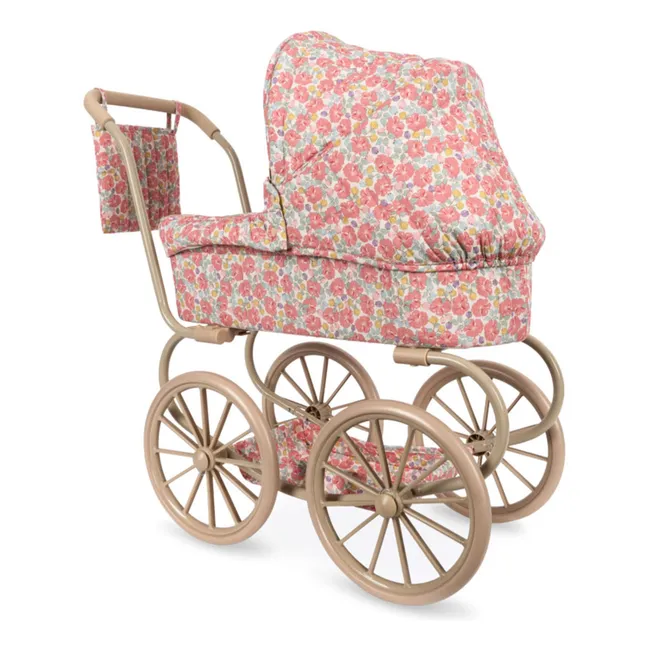 Puppenwagen für Puppe Rose Anglaise | Rosa