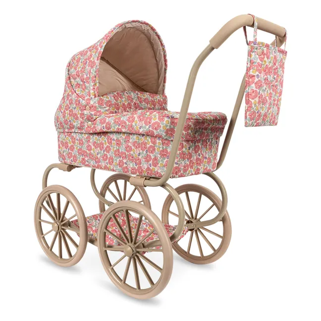 Puppenwagen für Puppe Rose Anglaise | Rosa