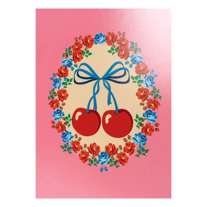 Cherry Bow suitcase | Pink- Product image n°4
