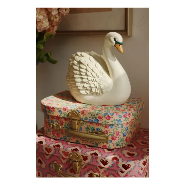 Tirelire Swan | Blanc
