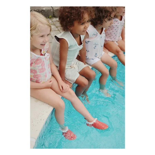 Schwimmweste Englische Blume | Rosa