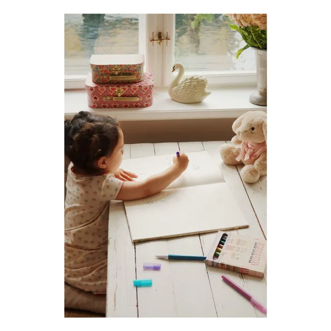 Petites valises en carton - Set de 2 | Rose