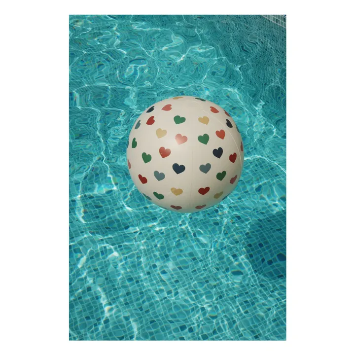 Pallone gonfiabile Cuori | Ecru- Immagine del prodotto n°1