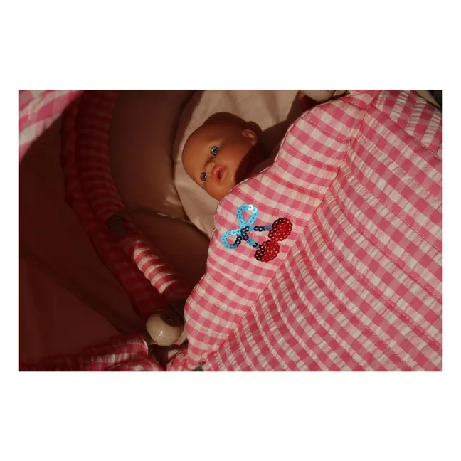 Puppenwagen für Bubblegum Check-Puppe | Rosa