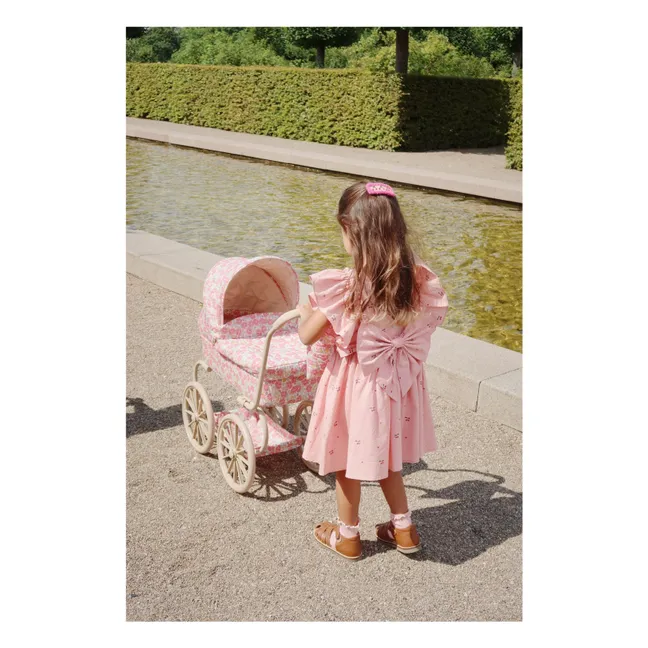 Puppenwagen für Puppe Rose Anglaise | Rosa