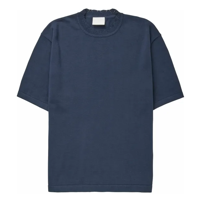 T-shirt in cotone biologico High Twist Box - Collezione Donna | Blu marino