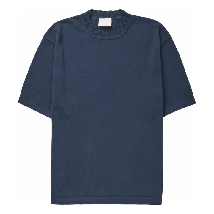 T-shirt High Twist Box Coton Bio - Collection Femme | Bleu marine- Image produit n°0