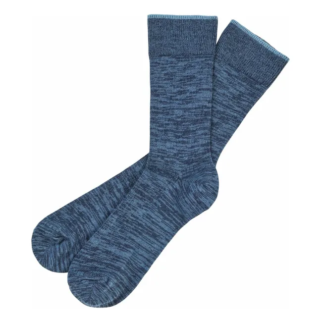 2 Paar gemischte Socken - Damenkollektion | Blau