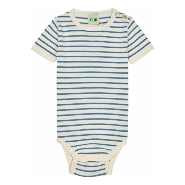Body Stripe Punto Extrafino Algodón Ecológico | Crudo