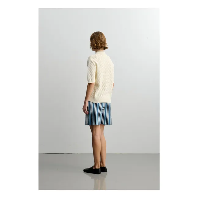 Polo in cotone biologico High Twist - Collezione donna | Ecru