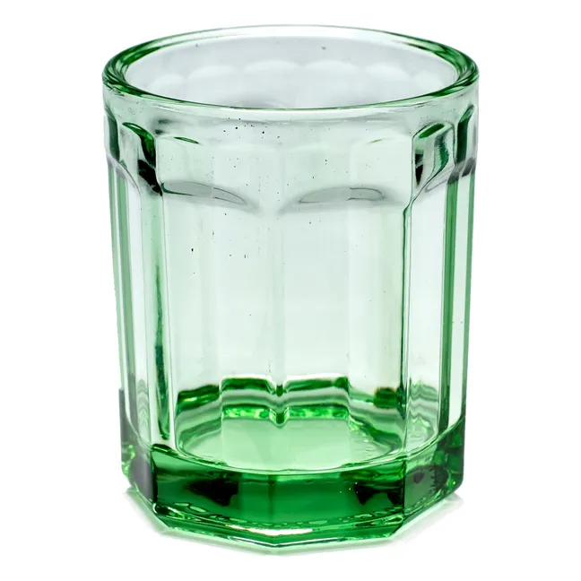 Fish &amp; Fish tinted glasses, Paola Navone - Set of 4 | Green