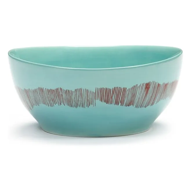 Serax Turquoise Feast Bowls, Ottolenghi - Set Of 4