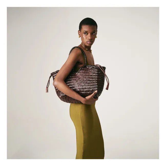 Borsa Neruda in pelle | Cioccolato