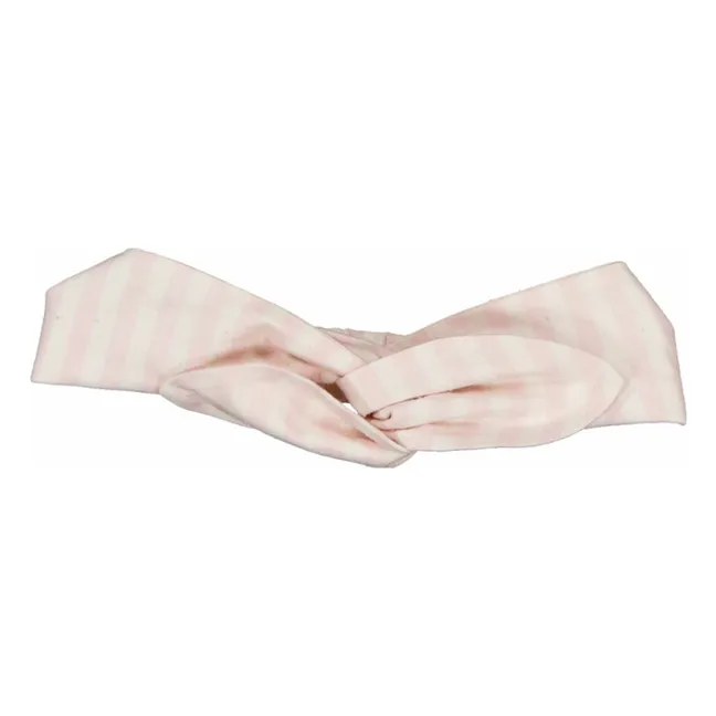 Bandeau Pia Rayé | Rose pâle