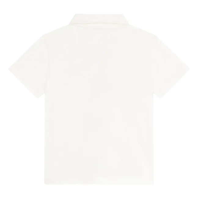 Polo-Shirt Brasier Bio-Baumwolle | Weiß