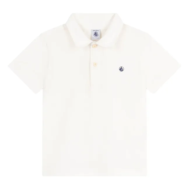 Polo-Shirt Brasier Bio-Baumwolle | Weiß