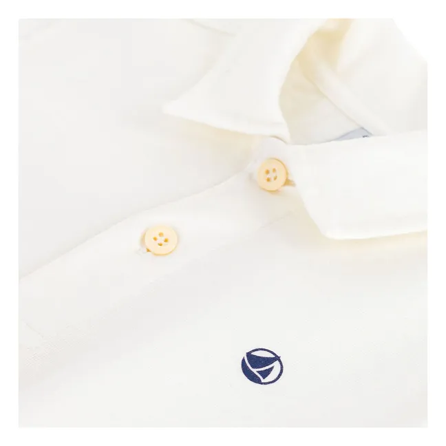 Polo in cotone biologico Brasier | Bianco