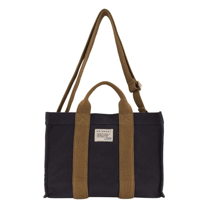 Mini borsa N°45 Canva | Blu marino- Immagine del prodotto n°0