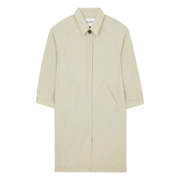 Manteau Avedon Fibres Recyclées | Mastic- Image produit n°0