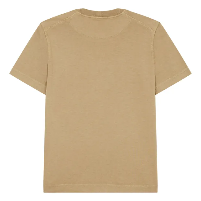 Plain T-shirt | Taupe brown