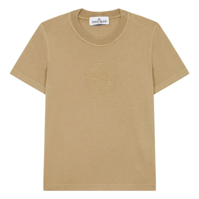 Plain T-shirt | Taupe brown