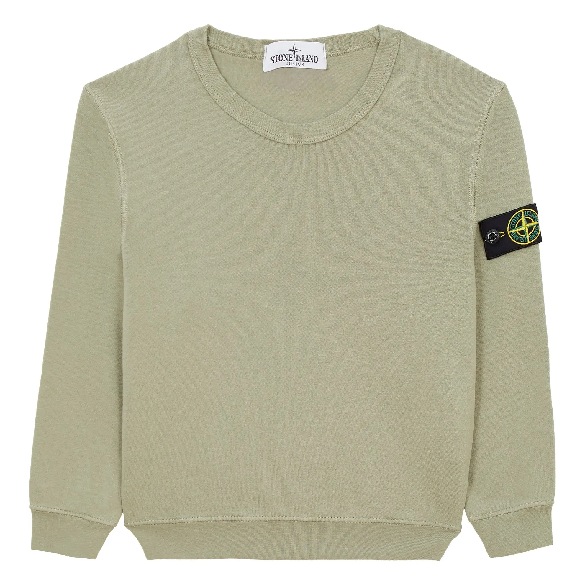 Stone Island Olive Green Sweat Logo