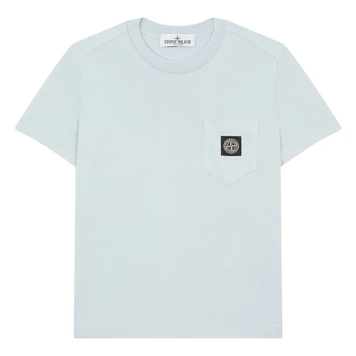 T-shirt Logo Poitrine | Bleu Clair- Image produit n°0