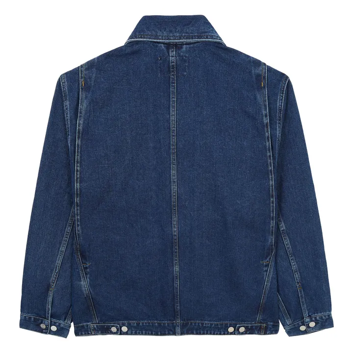 Chaqueta vaquera OG de algodón orgánico con doble frente | Azul- Imagen del producto n°3
