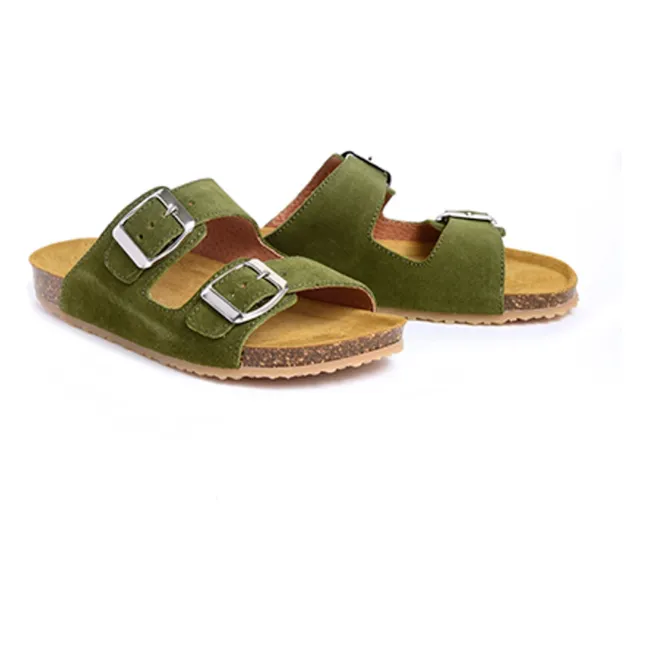 Two Con Me - Sandalen mit Doppelschnalle | Khaki